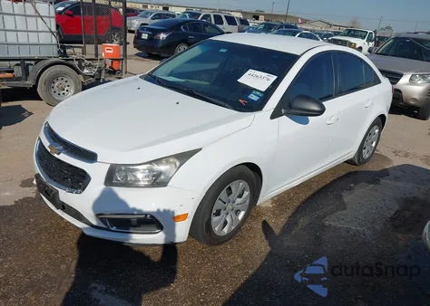 2015 Chevrolet Cruze Ls Auto из США, поврежденный, VIN 1G1PA5SH7F7163622